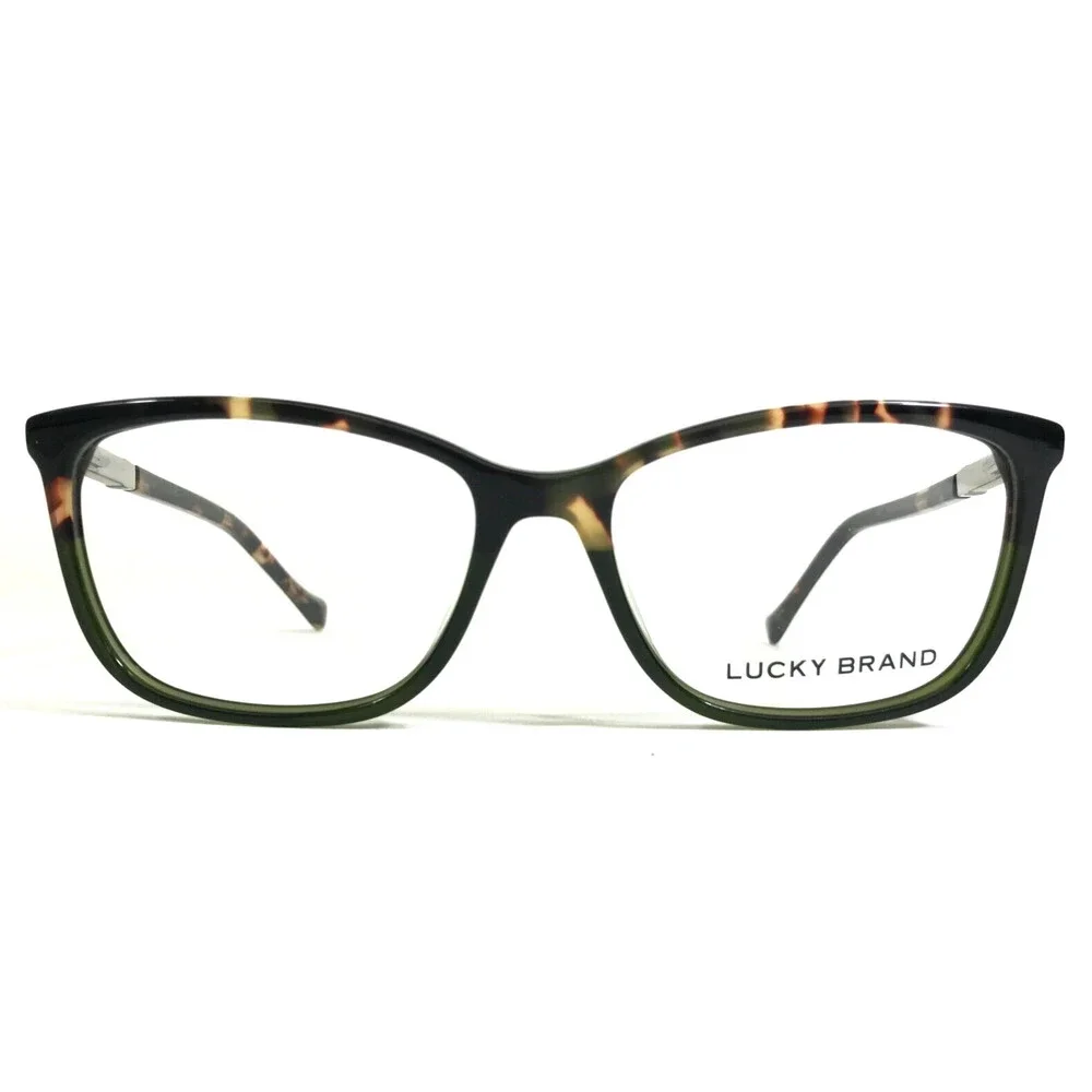 Lucky Brand Eyeglasses Frames D225 GREEN/TORT GRADIENT Square Full Rim 54-16-140